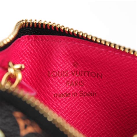 louis vuitton multicolor key pouch black grenade|louis vuitton keychain monogram.